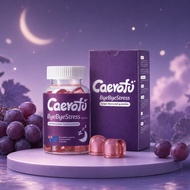 9.9 Promotion - Caerofu ByeBye Stress Gummies Natural Relaxing Sleep Support (60 Gummies)