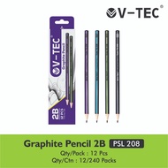 2B V-TEC PSL 208 Pencil VTEC PSL208 2B v tec Graphite pencil (price per dozen)