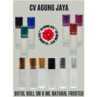 Roll On Bottle 6 ml Natural Frosted Roller PP Natural / Glass Bottle / Perfume Bottle / Wind Oil Bot