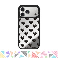 CASETiFY Mobile Phone Case | black hearts [Mirrors Reflect You] For iPhone Samsung Genuine Shockproo