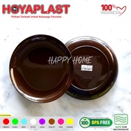 HOYAPLAST Grain Round Dinner Plate 9 inches 23cm 8 Color Motif Variants