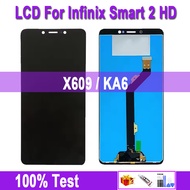 6.0 "หน้าจอ LCD สำหรับ Infinix Smart 2 HD X609B X609จอแสดงผล LCD KA6อะไหล่ชุดประกอบ Digitizer หน้าจอ