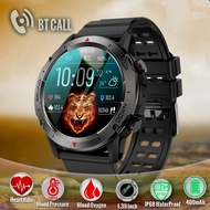 2023 new smart watch men's rugged military version Android Xiaomi Ios waterproof watch Bluetooth call outdoor sports smart watch round