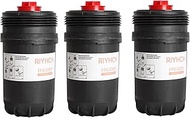 3-Pack FF63009 Fuel Filter – 10 Micron for Cummins 6.7L B/L Series Diesel | Replaces FF63008, BF6300