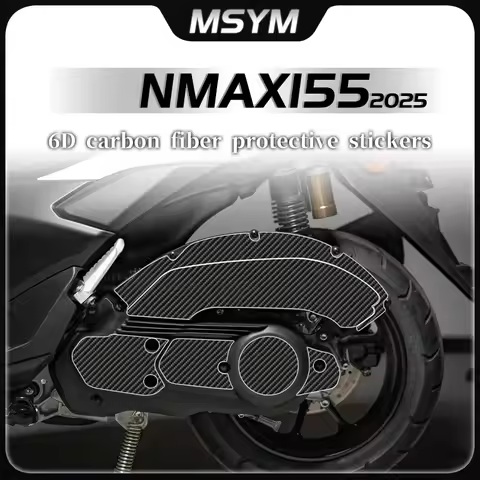 Motorcycle 6D Carbon fiber anti wear protection sticker fuel tank sticker accessories For Yamaha NMA