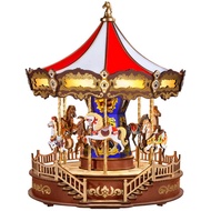 [Ready Stock][Valentine Gift] Robotime Rolife DIY 3D Wooden Puzzle Classic Carousel, AMC01, 265PCS