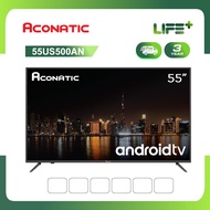Aconatic LED Android TV 11.0 4K UHD แอลอีดี แอนดรอย ทีวี ขนาด 55 นิ้ว รุ่น 55US500AN (รับประกัน 3 ปี)
