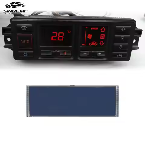 Dashboard LCD Display 8L0820043C 8L0820043D 8L0820043M For Audi 80 90 100 A3 A4 A6 A/C Heater Climat
