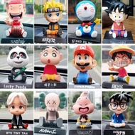 12CM Cartoon Naruto Demon Slayer Joker Batman Iron Man Luffy Dragon Ball One Piece Doramen Hunter Cr