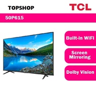 (Free Shipping) TCL 50" Android Smart TV QUHD 4K UHD HDR Android 9.0 AI LED TV 50P615