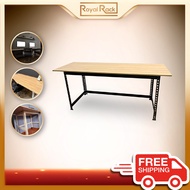 RoyalRack【Free Shipping】Office Table / Study Table Easy Installation Boltless Rack Rak Meja Chipboard Wood Table Top