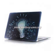 Macbook PRO Retina 13 Inch A1502/A1425 Art Graphic Rubberized Hard Case - Idea Black