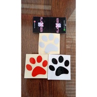 Cat paw cutting sticker