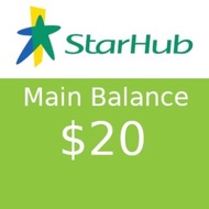 Starhub Prepaid $20 Main Balance (90 Days) / Top Up / Renew / Recharge