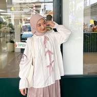 Zani-Mariposa Blouse Coquette Ribbon