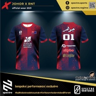 Spectre | Johor X Rugby 2021/22 | Official Round Neck Tee | Short or Long Sleeves