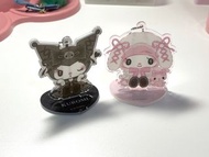 包郵 Sanrio My Melody Kuromi 壓克力立牌/吊飾 地雷系
