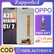 MURAH 【ori 100%】lcd Oppo A3s / Realme 2 / Realme C1 Fullset Original T
