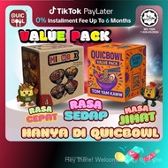 QUICBOWL Halal [ VALUE PACK ] { RAMEN TOMYAM KAWWW 4pack } /  MIXBOX [Ramen Tomyam kawww 1pack , Ram