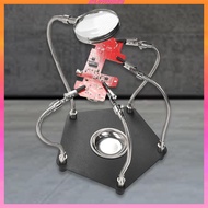 [Kloware2] Helping Hands Soldering Station with Magnifying Glass 4 Arms Helping Hands