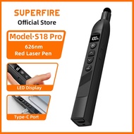 SUPERFIRE S18 Pro Wireless Presenter Presentation Remote Clicker Laser Pointer 2.4GHz USB Powerpoint