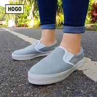 [ส่งเร็วพิเศษ!] HOGO รองเท้าผ้าใบ สลิปออน รองเท้าผ้าใบผู้หญิง Slip on รองเท้าแบบสวม รองเท้า รองเท้าผ