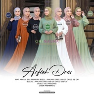 Gamis Polos Armani Silk Premium || Arfiah Dres By Ori Naura