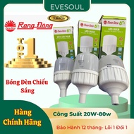Rang Dong LED BULB 20w 30w 40w 50w 60w 80w super bright energy saving, cylindrical LED BULB