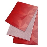 女性 腰封 和服腰帶 小袋帯 半幅帯 日本製 紅色 漸層 41