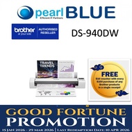[READY STOCK] Brother DS-940DW Wireless Mobile Duplex Color Document and Card Scanner with Built-in 