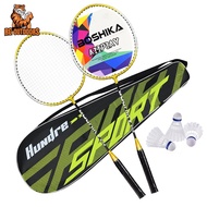 2pcs Badminton Racket Set Badminton With Bag Badminton Sports Equipment Shuttlecock