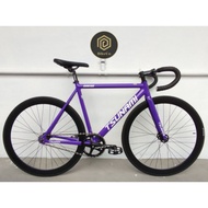 TSUNAMI SNM-100 Classic Purple Fixie | SNM100 Fixed Gear Drop Track Bicycle