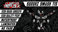 Suzuki Smash 115 Decals Set (Tribe)