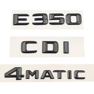 3D ABS Black Car Letters Trunk E350 Badge 4 Matic Logo 4matic Emblem CDI Sticker For Mercedes Benz W