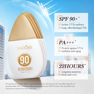 SADOER Clear Water-Sensing Isolation Cream Refreshing Non-Greasy Anti-Ultraviolet Isolation Cream