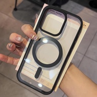 [+Packaging Box] Magsafe Clear HD Softcase Mobile Phone Case, Hybrid Desert Titanium Fullcover Prote