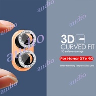 HONOR X7e 4G 5G Glitter Diamond Metal Glass Camera Lens Protector For Honor X7e X7E HonorX7e 4G 5G B