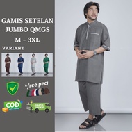 Gamis setelan pria koko kurta  3/4 setelan pria baju dan celana baju muslim pria Qmgs