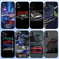 for Realme 3 5 6 7 8 Pro 5i 5s Q 6i 7i GTR Japanese cars 7Y18 Black TPU Soft Silicone Casing Phone C