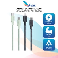 Anker 543 USB Type-C to Type-C Cable 0.9m 240W 0.9m A80E5/1.8m A80E6 - Genuine product