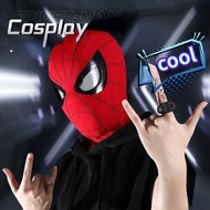 Spiderman Mask Moving Eye Topeng Spiderman Mask Spiderman Cosplay Headgear