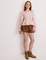 M&S - Atasan Anak - Pure Cotton Ditsy Floral Top
