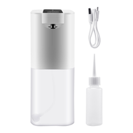 Automatic Soap Dispenser with Sensor, 400 Ml, USB Rechargeable Foam Soap Dispenser, IPX4 Waterproof, Non-Contact