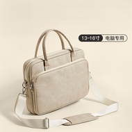 Laptop Bag 47cm Portable One-Shoulder Large-Capacity Briefcase