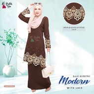 BAJU KURUNG AFIYAH LACE WITH BATU PALING HOT BAJU OF 2025 RAYA BAJU RAYA 2025 VIRAL BAJU KURUNG MODE