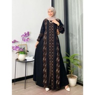 SSA gamis twill ori pekalongan | gamis twill full kancing | motif