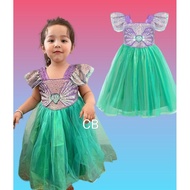 Little Mermaid Ariel Cocktail Dress Costume For Kids