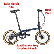 Sepeda Lipat 16 Inch Element Troy 8SP Stripline Sepeda Lipat Element Troy Stripline 8SP