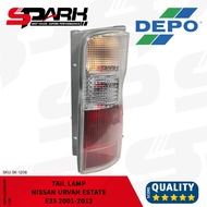 Tail Light Tail and Stop Lamp for Nissan Urvan E25 E-25 Estate 2001 2002 - 2012