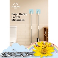 Stick Broom Water Scoop Rubber Bathroom toilet Broom Floor Collapsible Sweeper